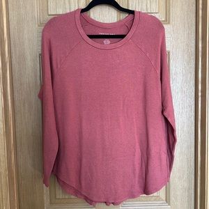 American Eagle Soft & Sexy Plush Long Sleeve Shirt